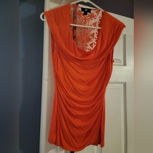 Sleeveless ruched top